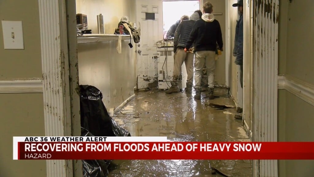 Recovering From Floods Ahead Of Heavy Snow