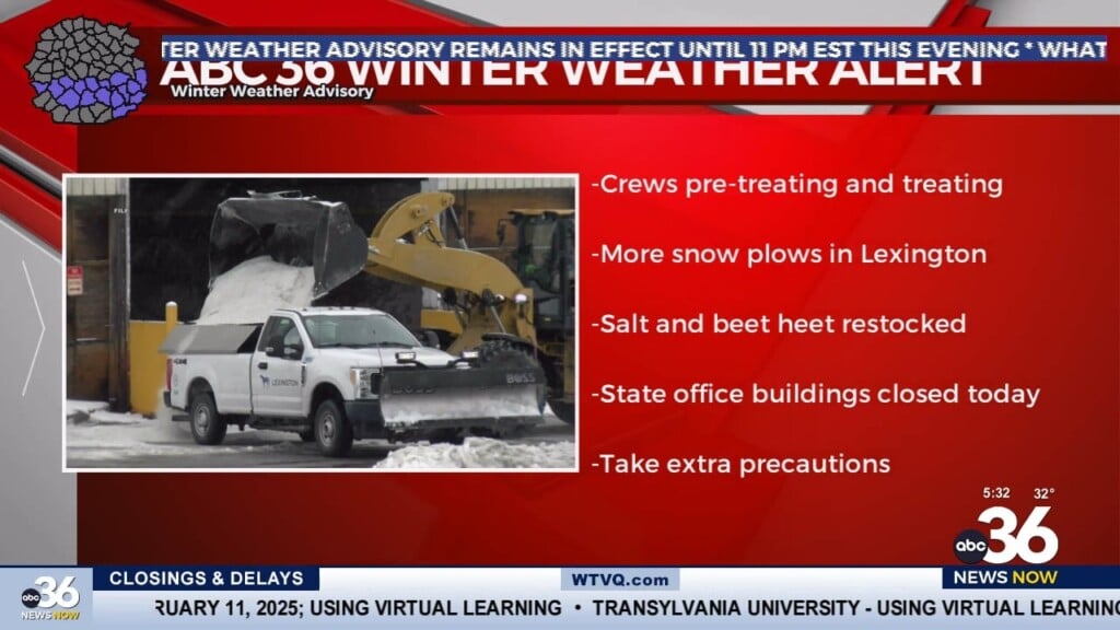 Officials Expect Significant Impacts From Winter Weather