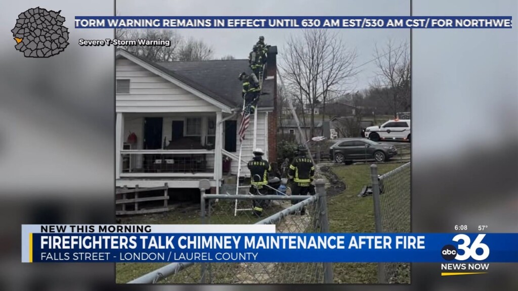 Firefighters Talk Chimney Maintenance After London Chimney Fire