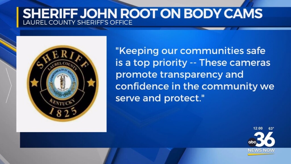 Laurel County Deputies Get Body Cams