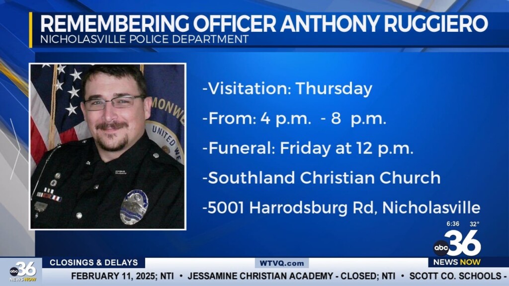 Remembering Nicholasville Police Officer Anthony Ruggiero