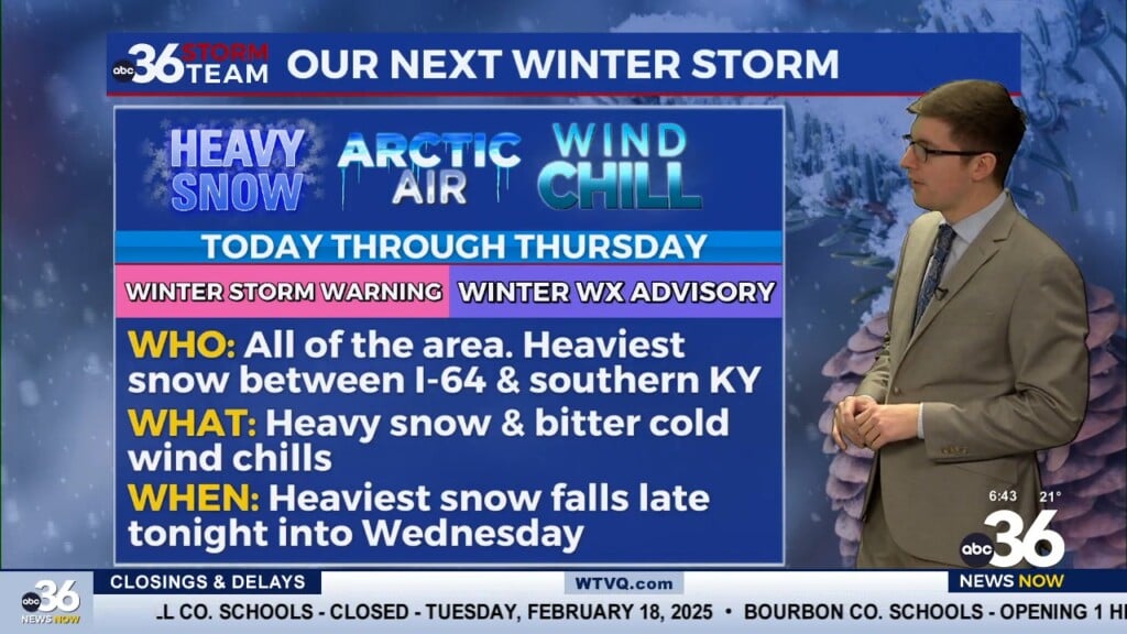Winter Storm To Bring Heavy Snow And Frigid Air To The Area