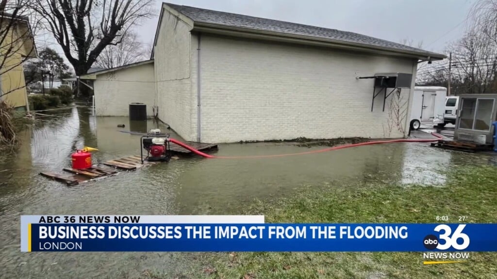 Business Discusses The Impact Of The Flooding