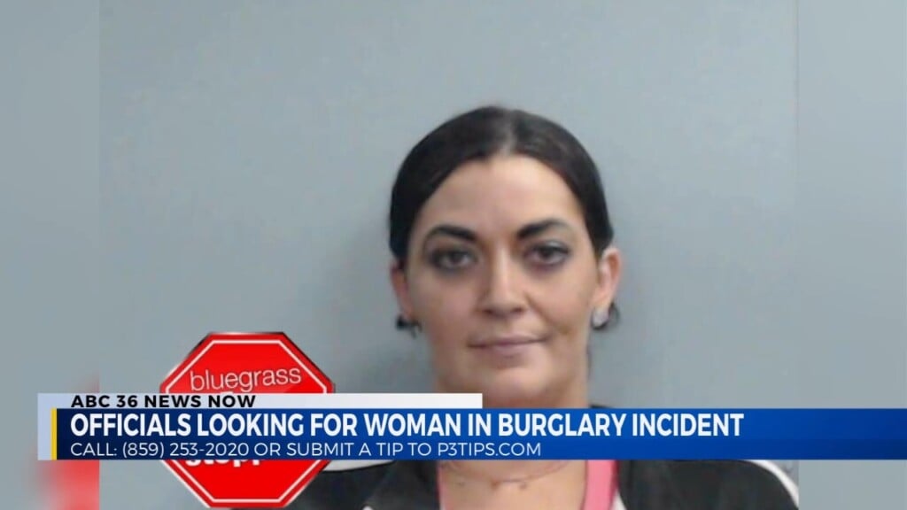 Officials Looking For Woman After Burglary