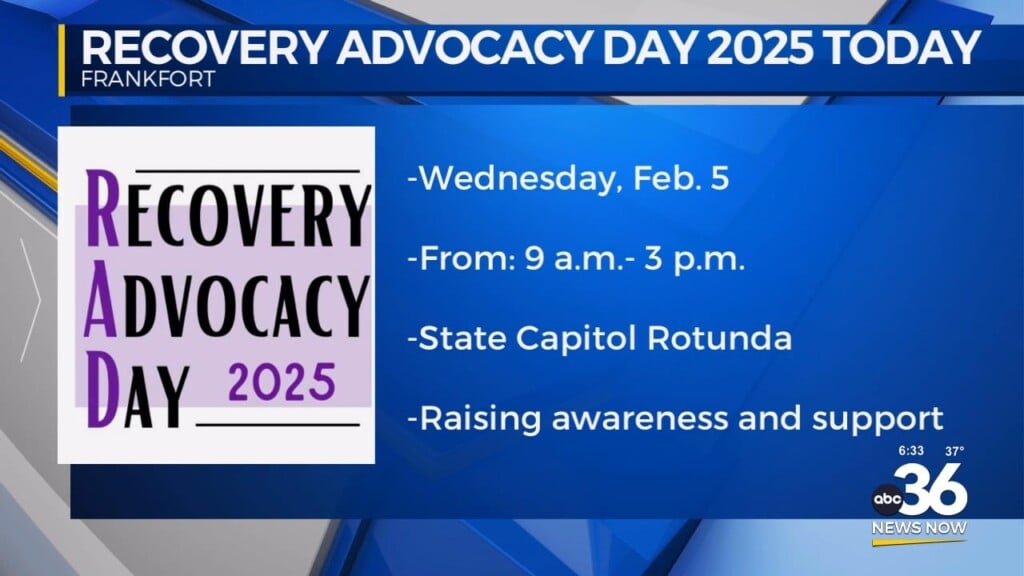 Recovery Advocacy Day In Frankfort
