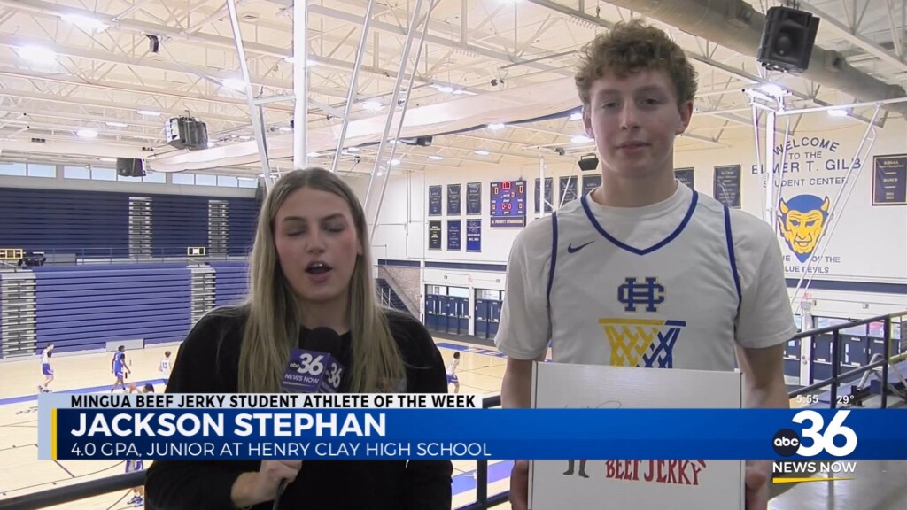 Jackson Stephan Student Athlete Of The Week