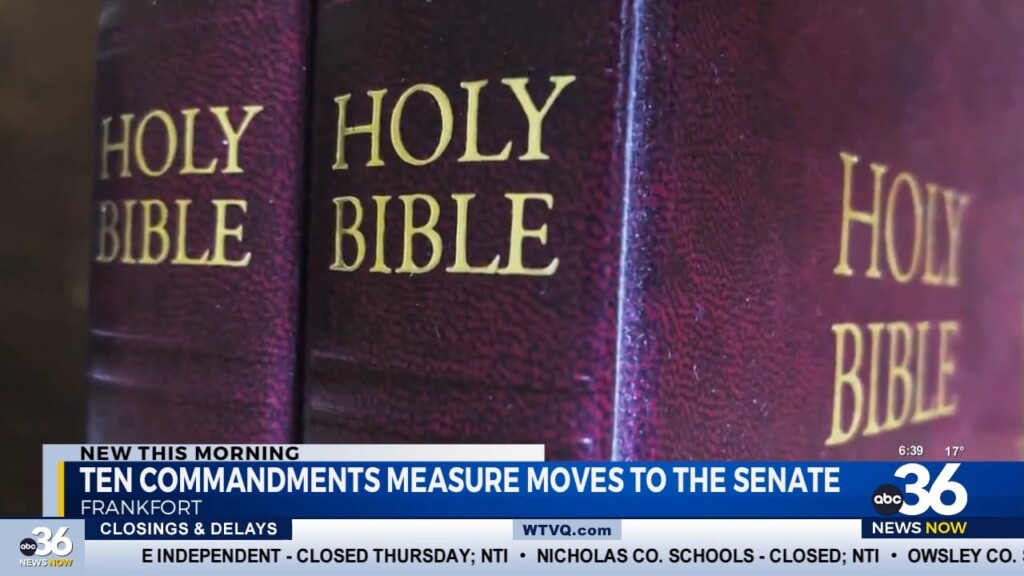 Ten Commandments Monument Measure Moves Forward