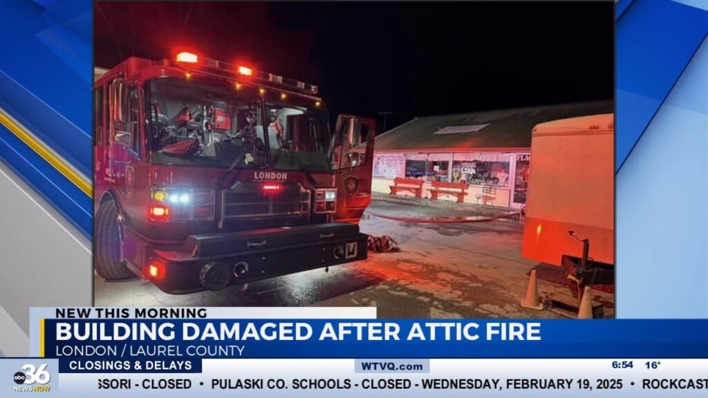 Building Damaged From Attic Fire
