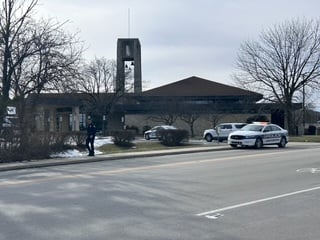 Police Presence On Armstrong Mill Road
