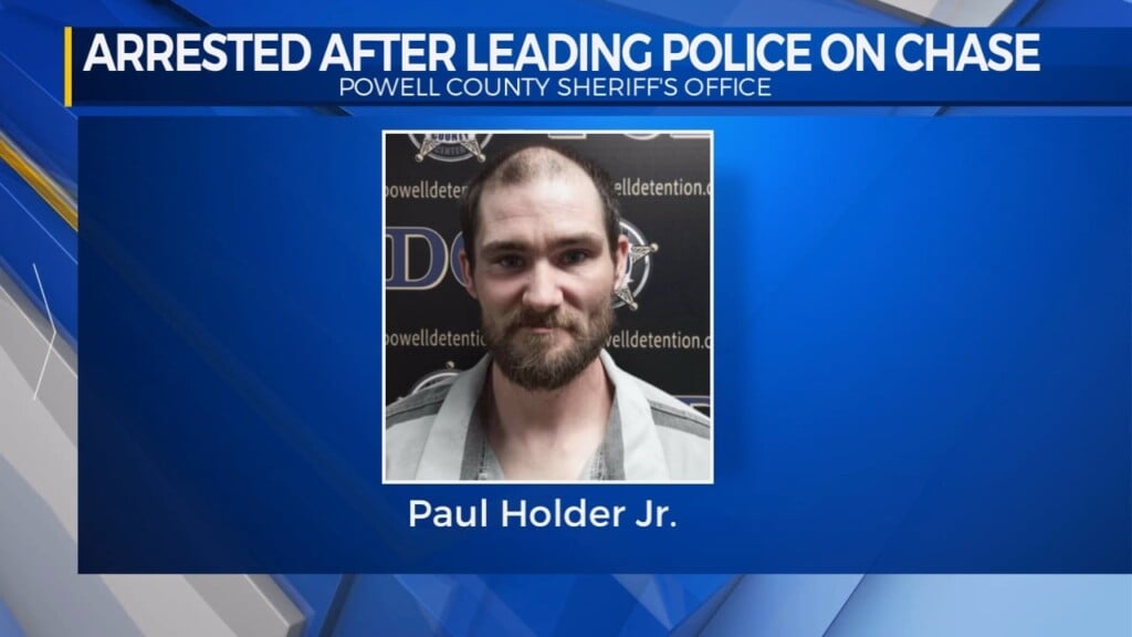 Man Leads Powell County Sheriff's Officers On Chase