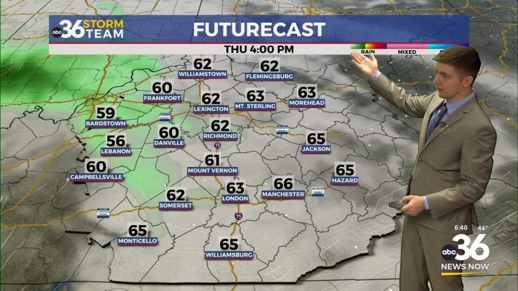 Mild Thursday With Afternoon And Evening Rain Chances