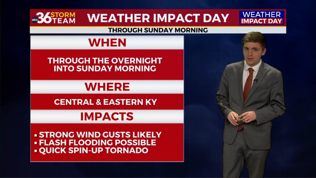 Abc 36 Storm Team Weather Impact Day Remains In Place Through Your Overnight