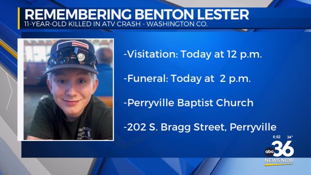 Funeral For 11 Year Old Killed In A.t.v. Crash