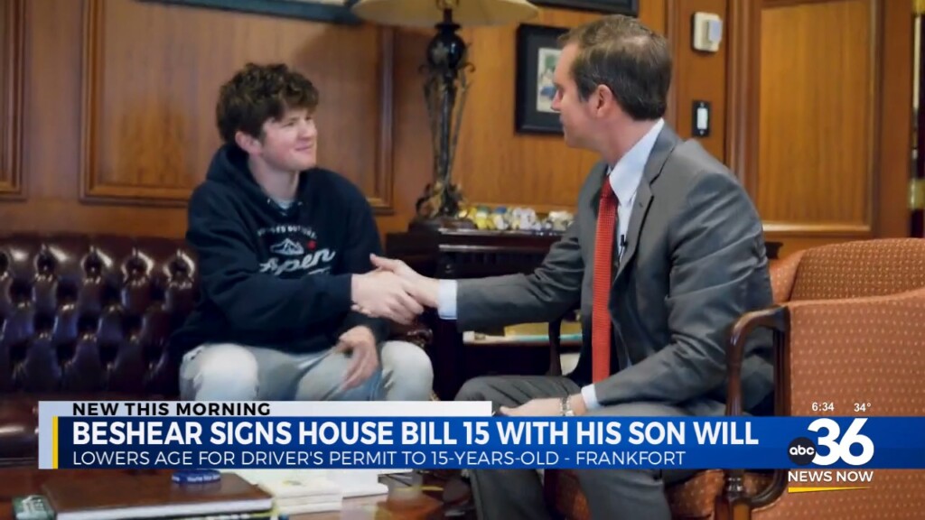 Beshear Signs Hb 15 Into Law