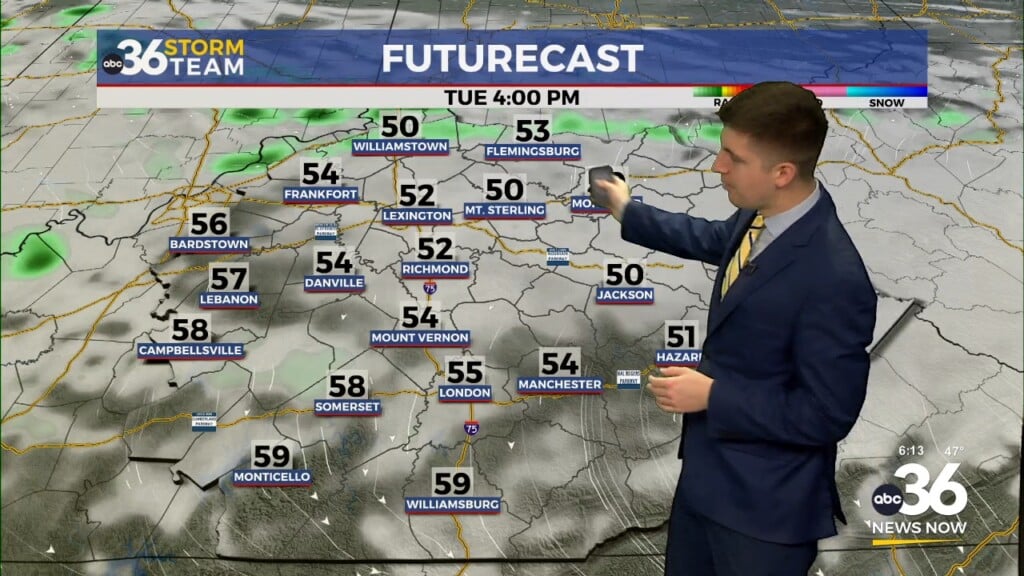Light Rain And Cooler Temperatures Mid Week Ahead Of A Warm Up By The Weekend