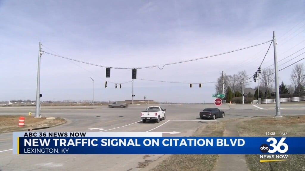 New Traffic Signal On Citation Boulevard