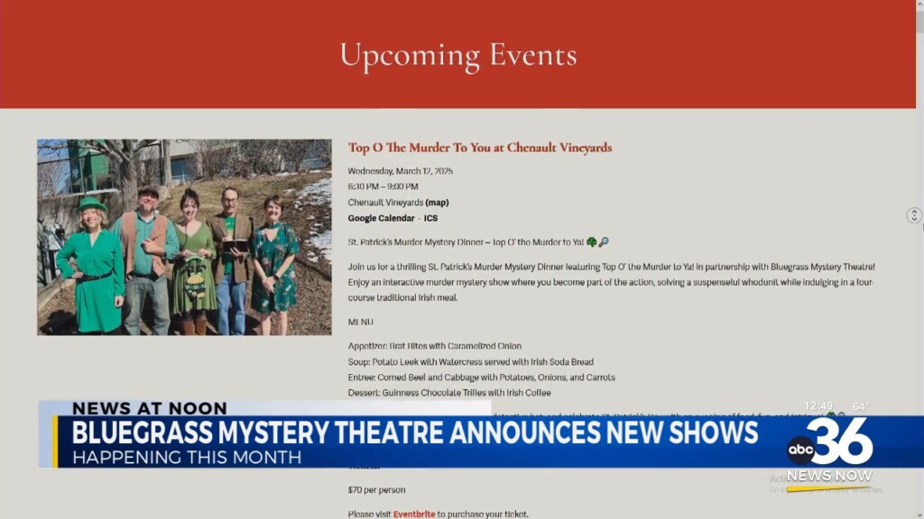 Bluegrass Mystery Theatre Announces New Shows