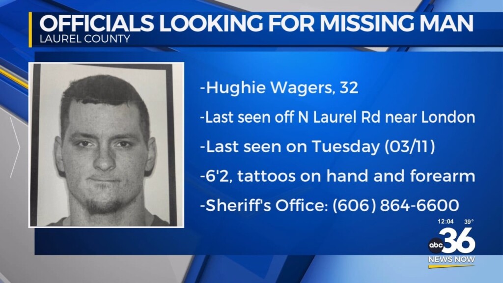 Officials Looking For Missing Man