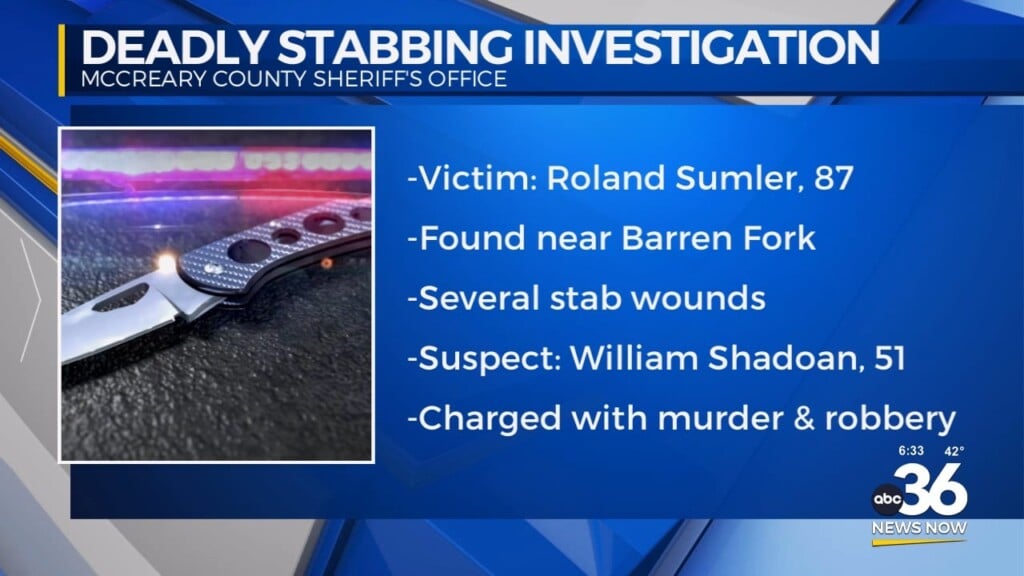 87 Year Old Man Dies From Stab Wounds, Suspect In Custody