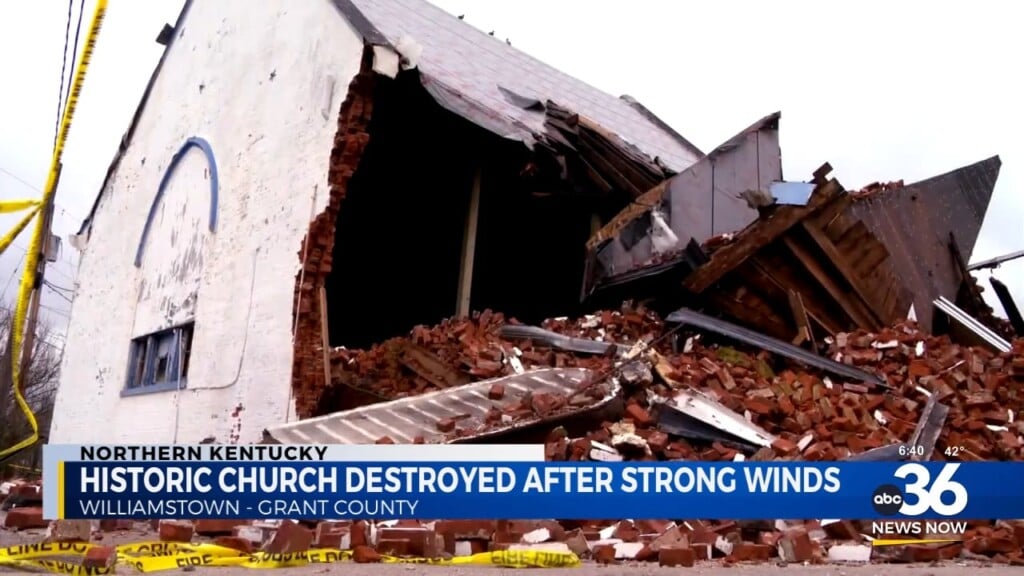 Historic Grant County Church Destroyed By Strong Winds