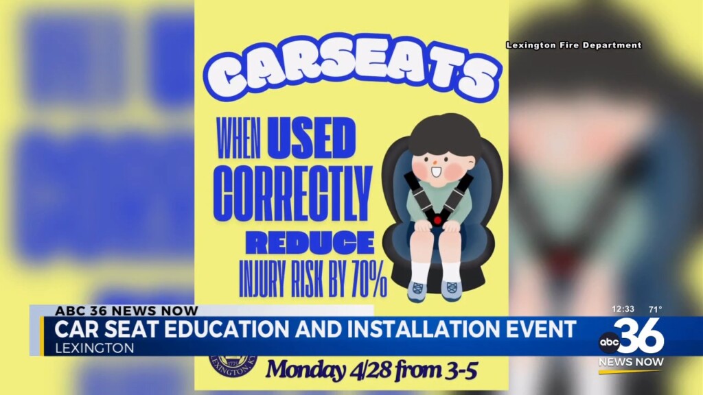 Car Seat Education And Installation Event