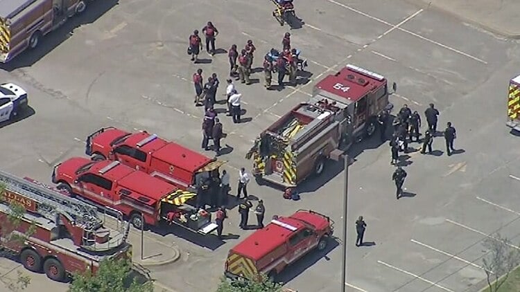 Dallas School Shooting Courtesy Wfaa