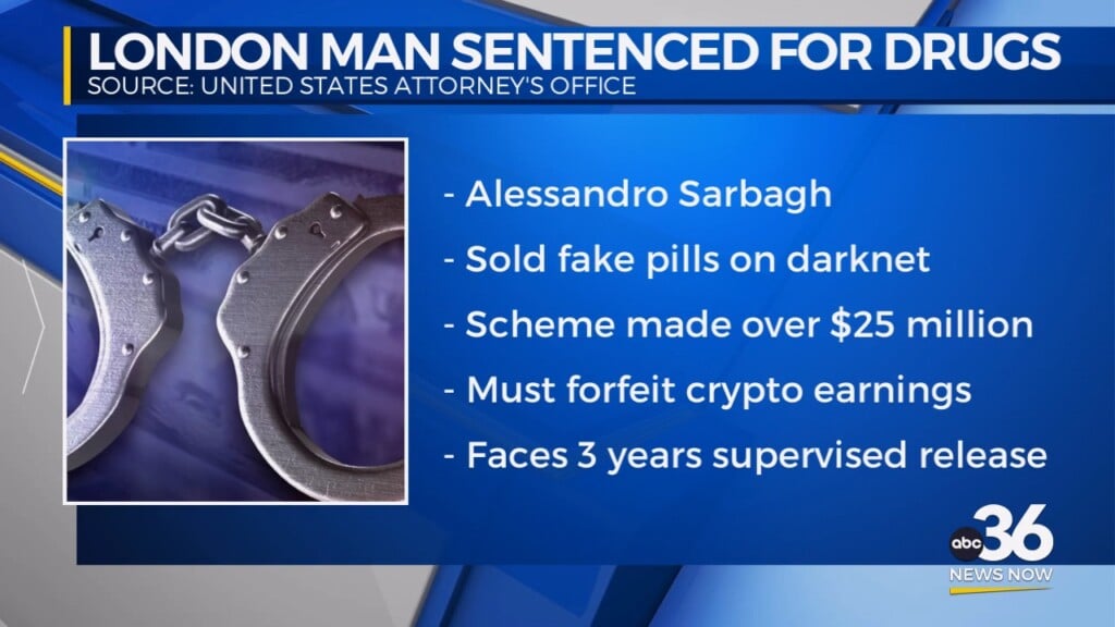 London Man Sentenced For Fake Pills Scheme