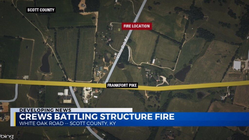 Fire Crews Battling Structure Fire In Scott County