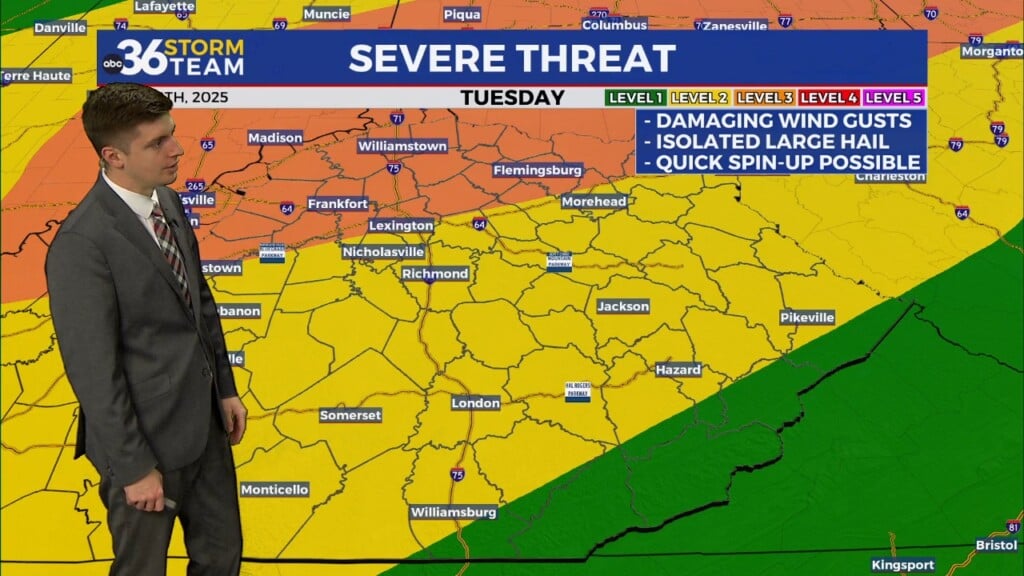 Severe Storm Threat On Tuesday