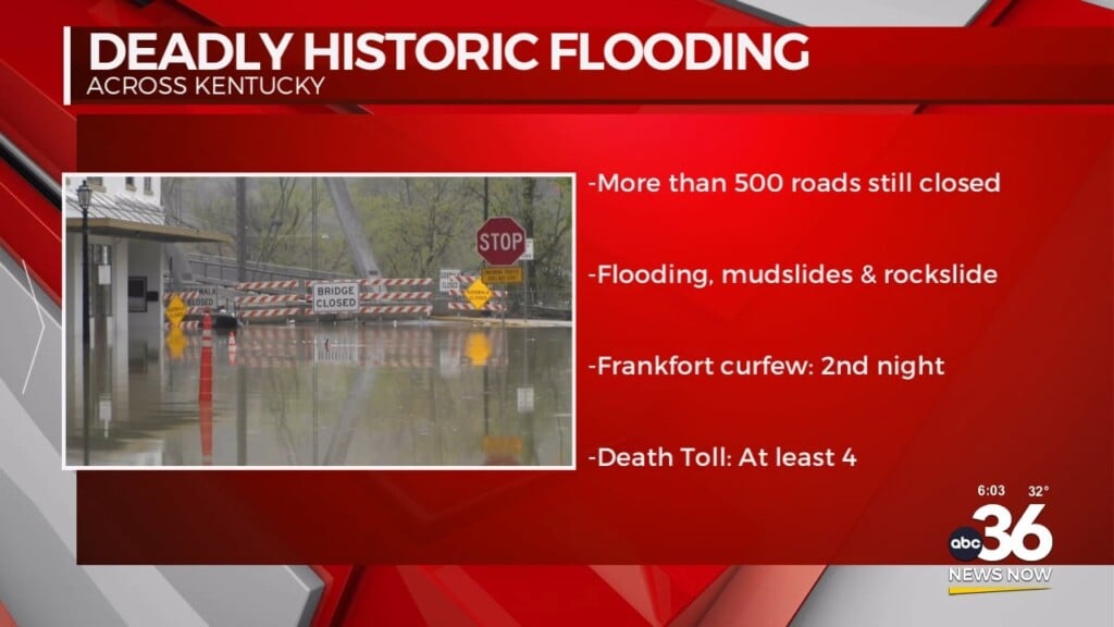 Update On Historic Flooding