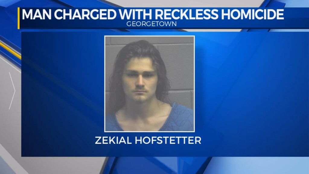 Man Charged With Reckless Homicide