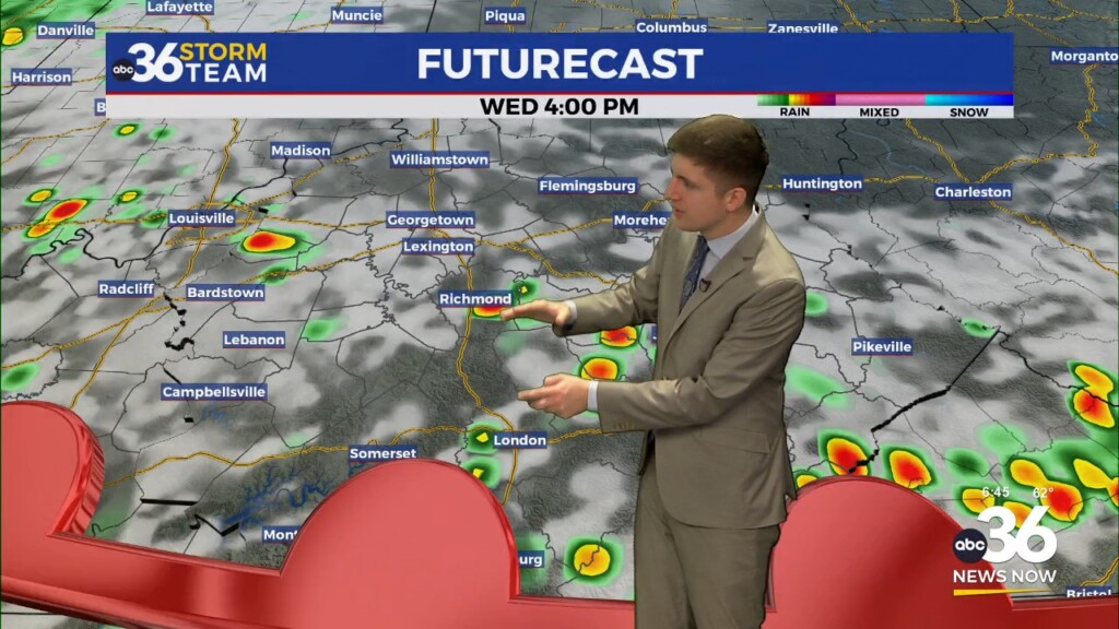 Few Stronger Storms Possible Wednesday As Unsettled Pattern Continues