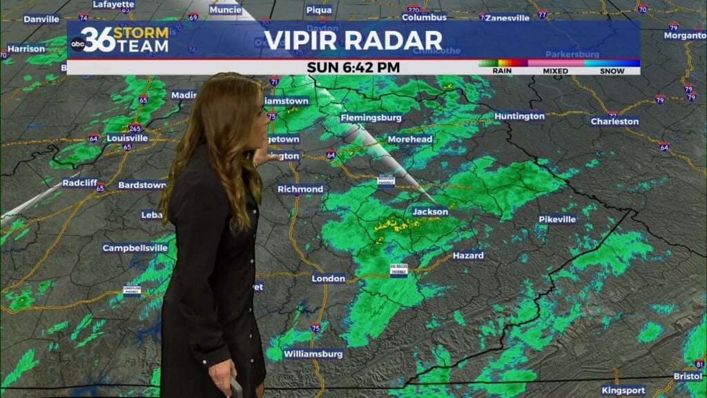 Drier And Much Cooler Air Moving In