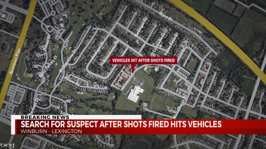 Search For Suspect After Shots Fired Into Vehicles