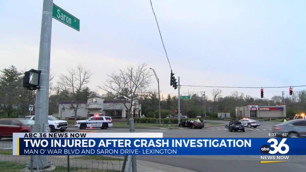 Two Injured In Crash At Man O' War And Saron Drive