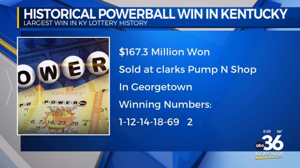 Historic Powerball Win In Georgetown Kentucky