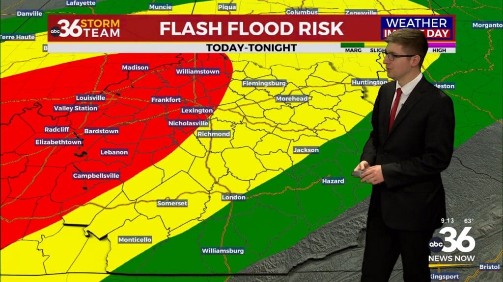 Heavy Rain And Strong Storms Continue