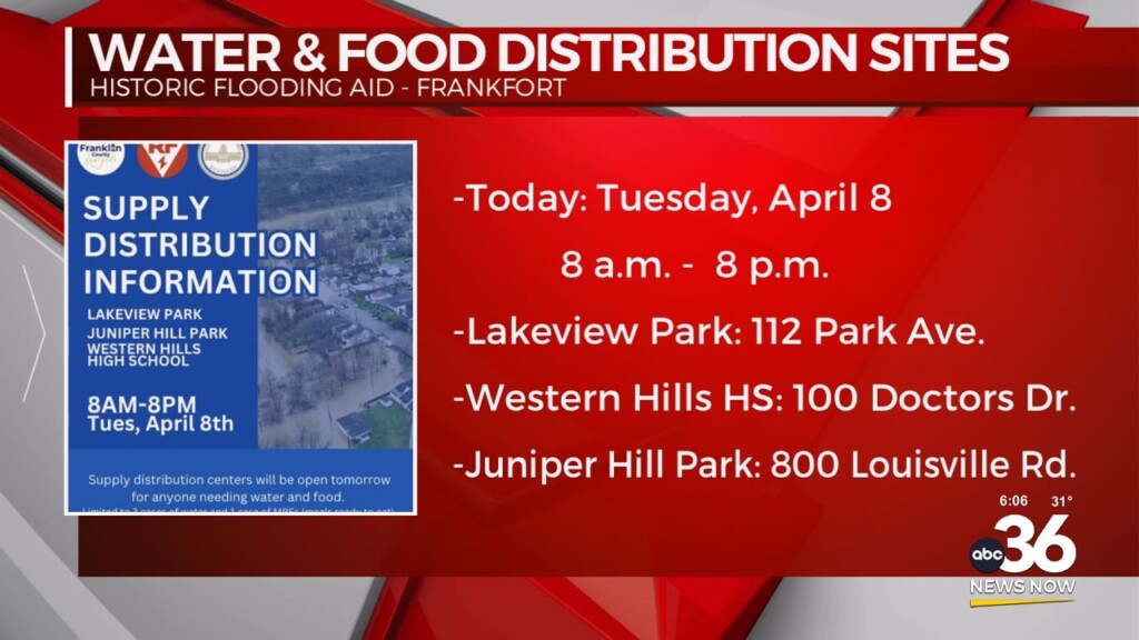 Frankfort Community Recovering From Historic Flooding
