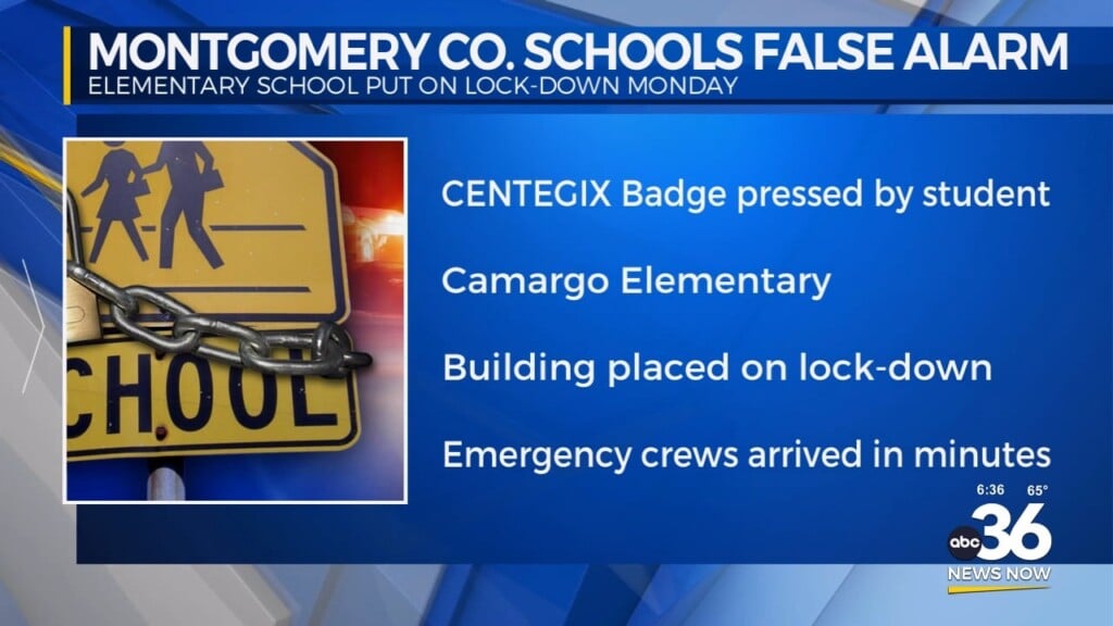 False Alarm At A Montgomery County School