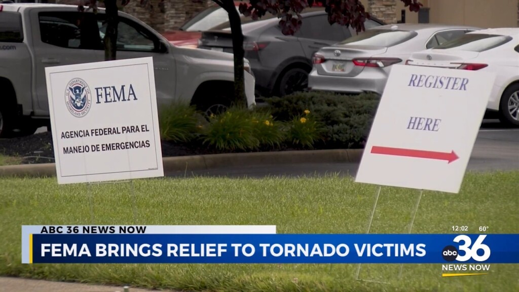 F.e.m.a. Brings Relief To Tornado Victims