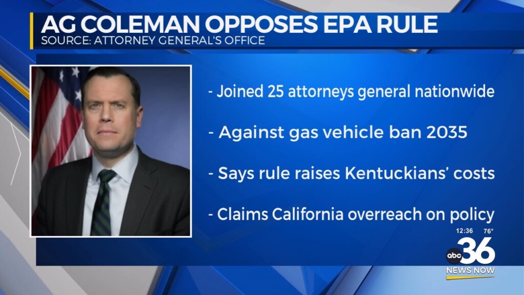 Attorney General Coleman Opposes Epa Rule