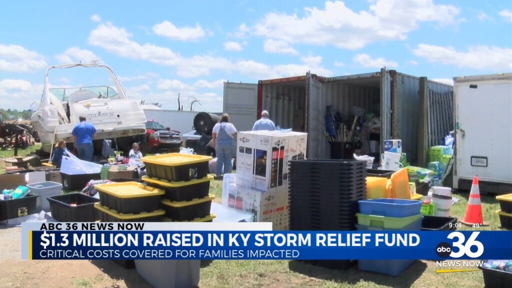 Over A Million Dollars Raised In Ky Storm Relief Fund