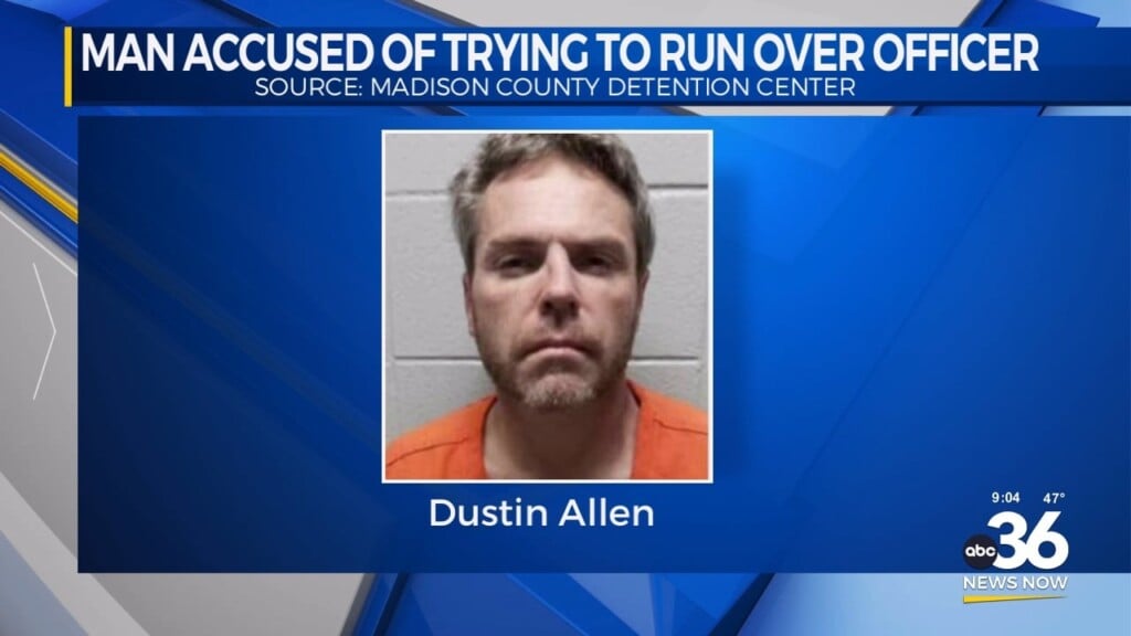 Man Accused Of Trying To Run Over Officer