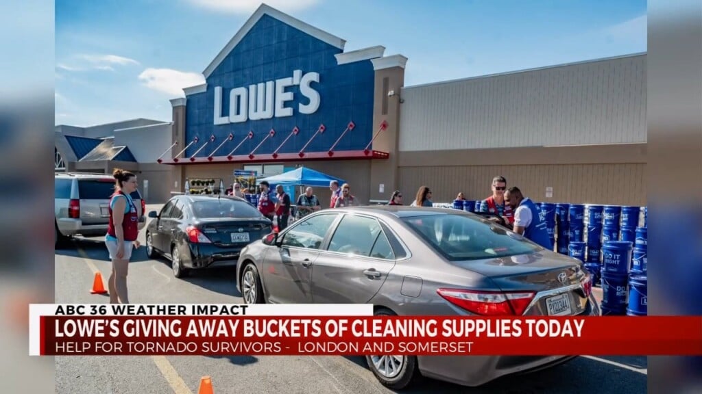 London, Somerset Lowe's Giving Free Tornado Recovery Supplies
