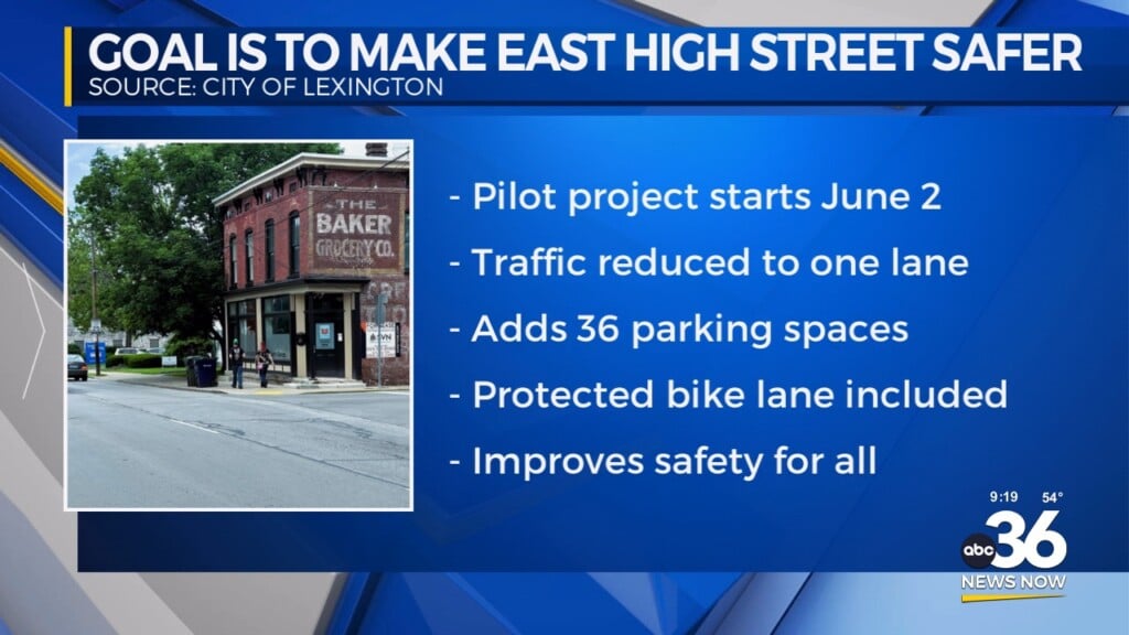 New Construction Project To Make East High Street Safer