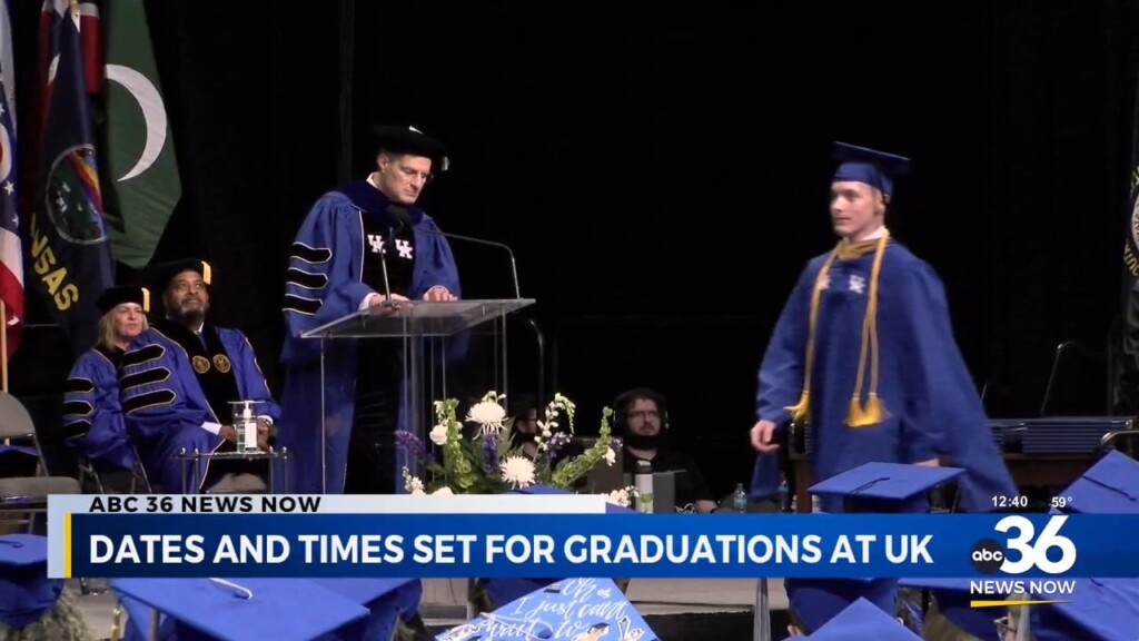 Dates And Times Set For Graduations At Uk