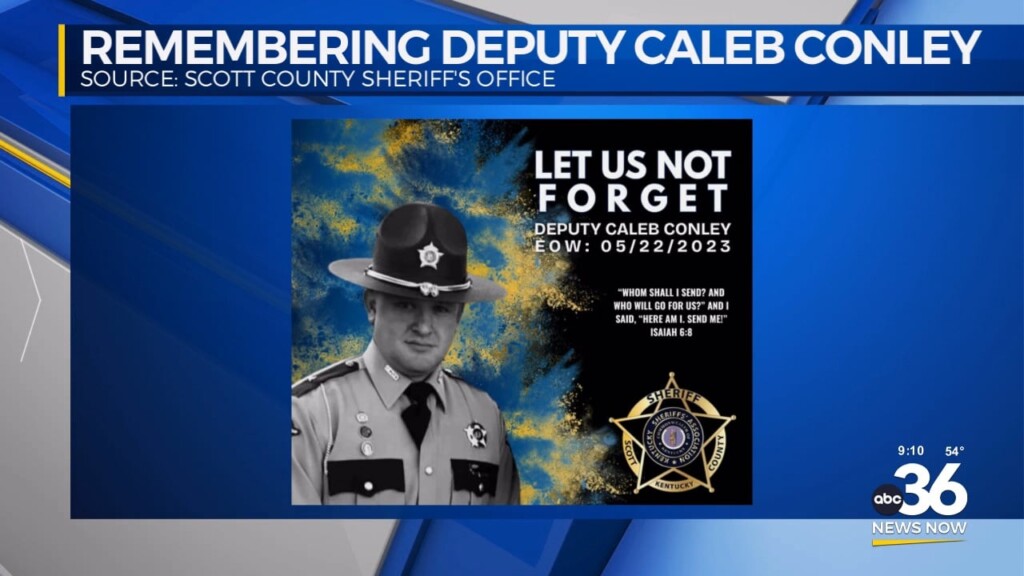 Two Year Anniversary Of Deputy Caleb Conley's Death