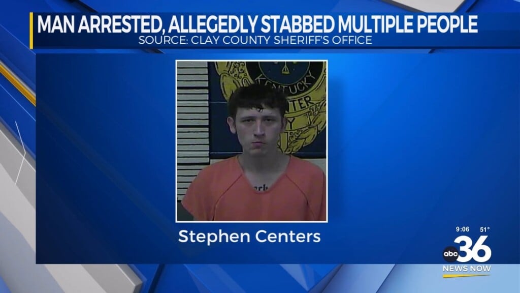 Clay County Man Arrested For Multiple Stabbings