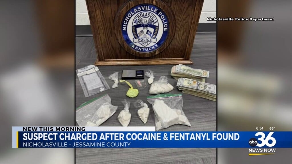 Nicholasville Suspect Charged For Cocaine And Fentanyl Found