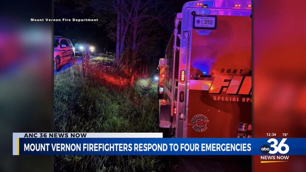 Mount Vernon Firefighters Respond To Four Emergencies